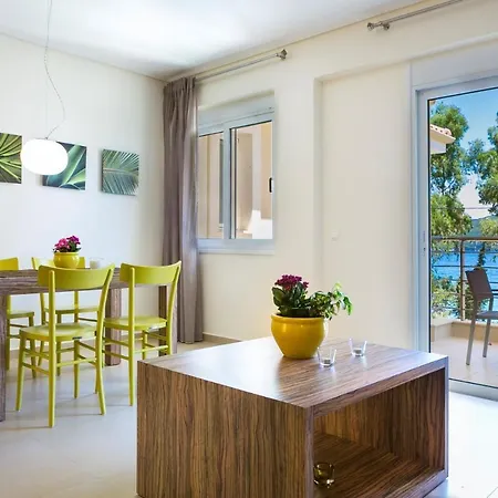 Villa Deluxe Kefalonia Nectar 1 Bedroom Pool Sea View Karavomilos